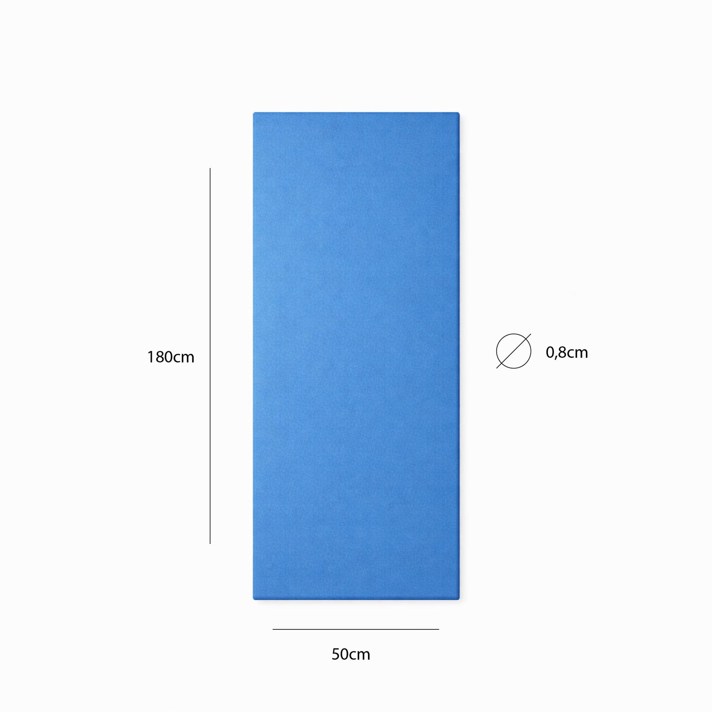 Isomatte 180x50x0,8cm Blau/Grün
