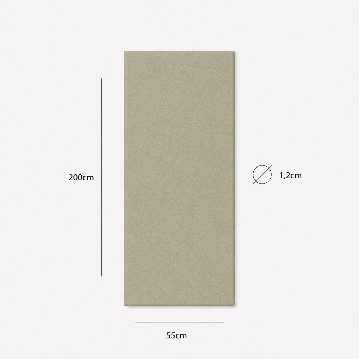 Isomatte 200x55x1,2cm Oliv