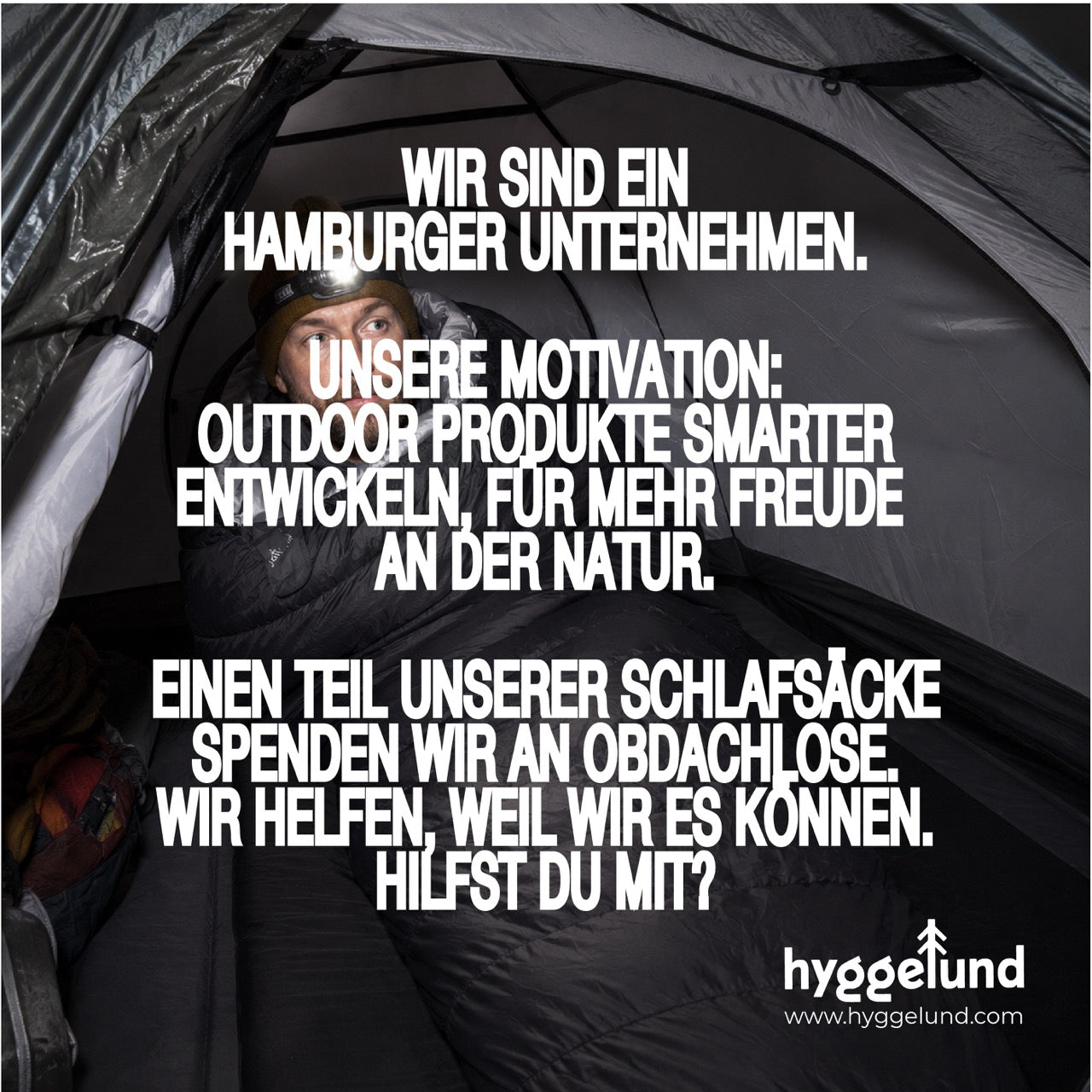 hyggelund Winterschlafsack warm bis -20 C°
