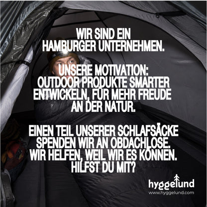 hyggelund Winterschlafsack warm bis -20 C°
